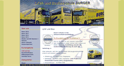 Desktop Screenshot of fahrschule-burger.de